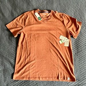 Burnt orange Flag & Anthem Kinston Burnout Vee Tee